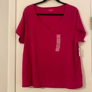 Pink ribbed top NWT